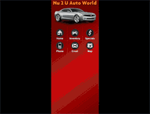 Tablet Screenshot of nu2uautoworld.com